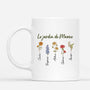 3097MFR1 le jardin de mamie retro mug personnalise mamie