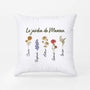3097PFR2 le jardin de mamie retro coussin personnalise mamie