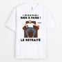 3130AFR2 je nai rien a faire version homme t shirt retraite homme personnalise