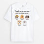 3174AFR1 desole jai des plans avec mes chiens t shirt personnalise chien