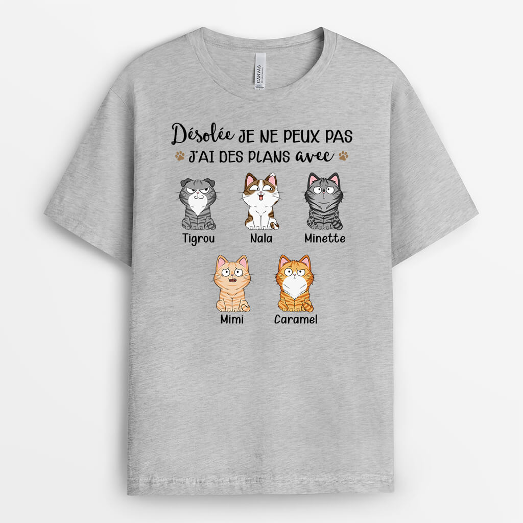 3174AFR2 desole jai des plans avec mes chats t shirt personnalise chat_bddcf4a2 5702 4813 b977 5c19656caf05