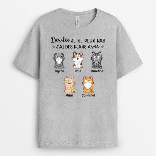 3174AFR2 desole jai des plans avec mes chats t shirt personnalise chat_bddcf4a2 5702 4813 b977 5c19656caf05