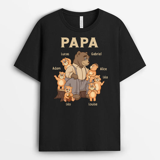 3213AFR2 papy ours vintage avec ses petits enfants t shirt personnalise pour papy_cc5e90bc 34fc 4cdd b297 07d9796056ea
