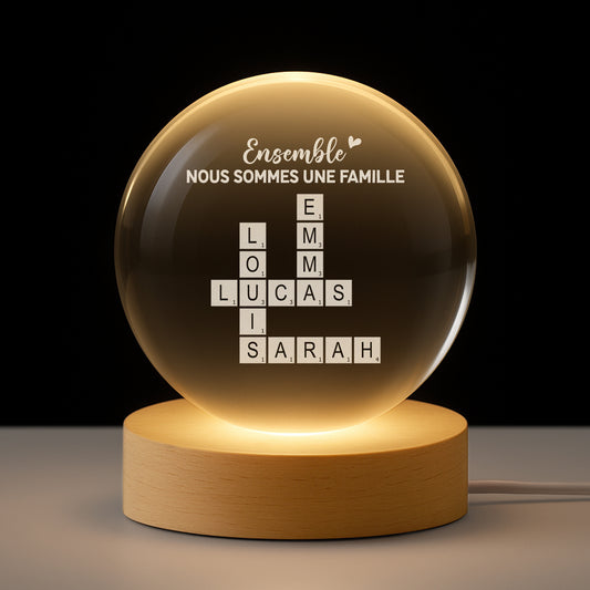 3221LFR1 ensemble nous formons une famille boule de cristal personnalisee 3221l6f5i