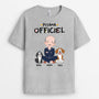3237AFR2 pyjama officiel version homme avec chiens mignons t shirt personnalise chien
