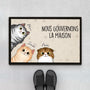 3245DFR1 nous gouvernons la maison avec portraits de chat t shirt personnalise chat