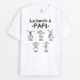 3290AFR1 la bande a papy espiegle version bonhommes allumettes tee shirt papy personnalisable
