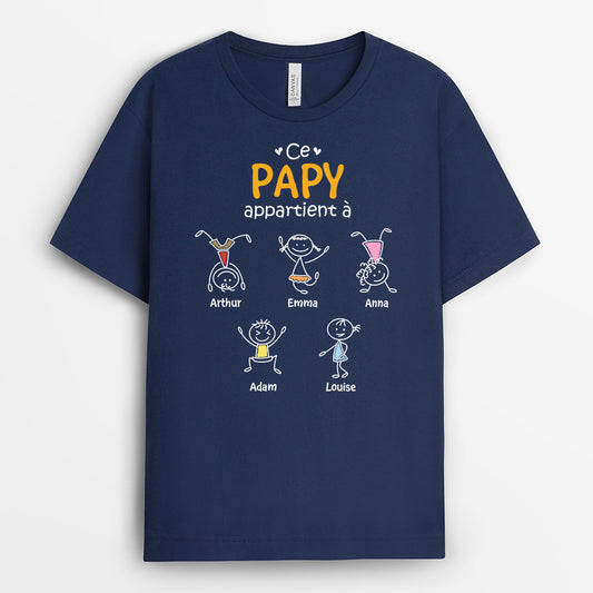 3291AFR2 ce papy appartient a version bonhommes allumettes tee shirt personnalisable papy_20b51bf9 82a6 4153 9941 732d5d16bfdf