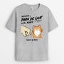 3313AFR2 la meilleure maman chat du monde version bosse de poing tee shirt chat personnalise