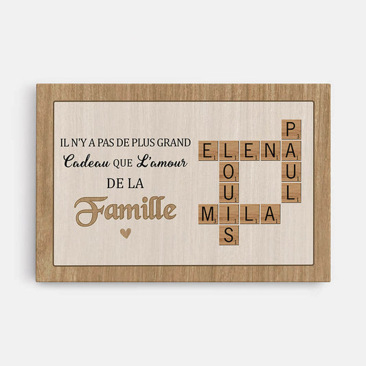3335CFR1  il ny a pas de plus grand cadeau que lamour partage par une famille toile personnalisable pour famille_3ef2f9ed 365b 4dd3 86c9 b8bda00242f8