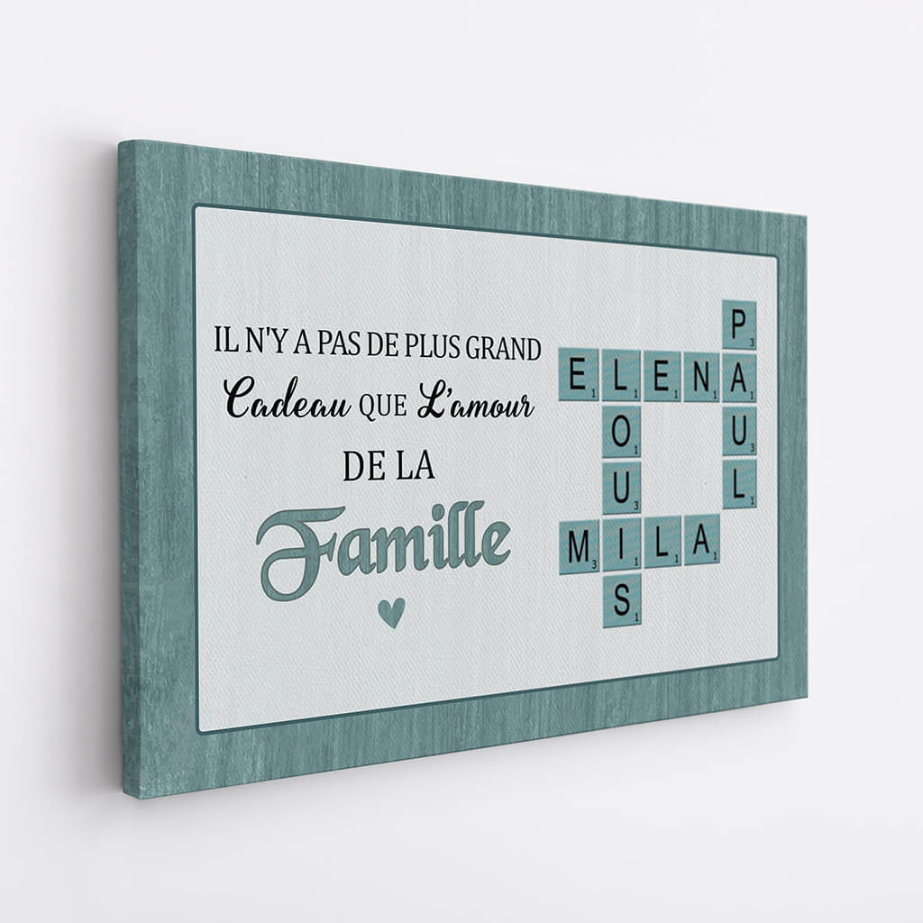 3335CFR2  il ny a pas de plus grand cadeau que lamour partage par une famille toile personnalisable pour famille_2b7ad138 024c 471f 85a8 f5fac1e54794