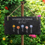 3340AFR2 jardin de mamie maman ardoise de jardin decorative personnalisee 3340ae8l7a
