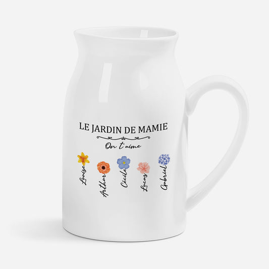 3340OFR1 vase personnalisable le jardin de mamie maman 3340o8l7a