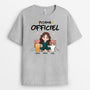 3359FR1 pyjama officiel avec chats au lit version femme tee shirt personnalise chat
