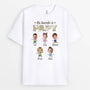 3363AFR1 la bande a papy version des petits enfants en bonhommes allumettes avec visages t shirt papy personnalise