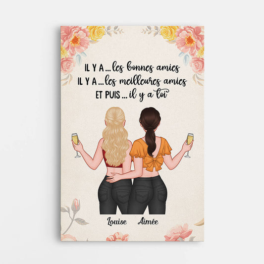 3386CFR1 il y a toi toile pour meilleure amie personnalise_80b7b094 b490 440a b875 11c4f7c5d33c