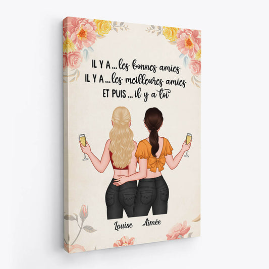 3386CFR2 il y a toi toile pour meilleure amie personnalise_6dd72f69 7282 4e1e 9c68 36b6ea887b44