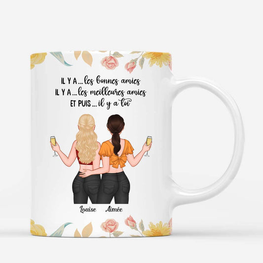 3386MFR1 il y a toi mug personnalise pour meilleure amie