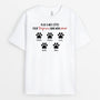 3421AFR1 plus a mes cotes pour toujours dans mon coeur t shirt personnalise avec animaux