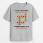 3422AFR2 tu as de la chance detre notre papy t shirt papy personnalise