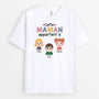 3452AFR1 cette mamie appartient aux petits enfants mignons version coloree t shirt personnalise pour mamie