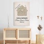 3468CFR3 la famille home sweet home depuis toile personnalisee famille