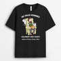 3481AFR1 les vrais hommes calinent des chats mignons t shirt personnalise avec chat