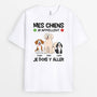 3482AFR2 mes chiens m_appellent je dois y aller tee shirt chien personnalise