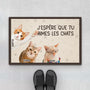 3497DFR1 jespere que tu aimes les chats t shirt personnalise avec chat