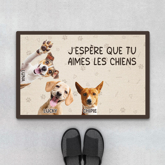 3497DFR1 jespere que tu aimes les chiens paillasson chien personnalise_2d3495cd effa 499b b964 26efef600fc8