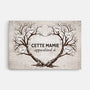 3500CFR1 cette mamie appartient a version larbre en forme de coeur toile mamie personnalisable