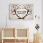 3500CFR3 cette mamie appartient a version larbre en forme de coeur toile mamie personnalisable