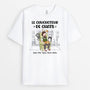 3502AFR1 le chuchoteur de chats tee shirt avec des chats