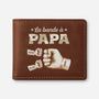 3508JFR1 portefeuille cuir personnalise la bande a papa avec check mains version carte 3508j5i3b