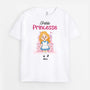 3512AFR1 petite princesse t shirt pour enfant personnalise