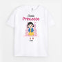 3512AFR2 petite princesse t shirt pour enfant personnalise