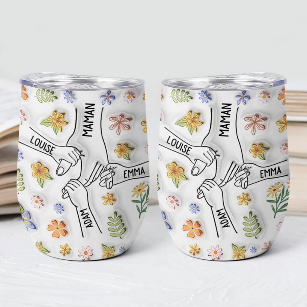 3534TFR2 effet dimpression 3d gobelet personnalise 355ml fleurs douces 3534T6O5A