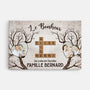 3549CFR1 le bonheur se cree en famille toile famille personnalisee
