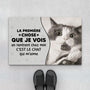 3550DFR1 la premiere chose que je vois en rentrant chez moi cest le chat qui m_aime paillasson personnalise chat_3d49e57a 2074 4530 a040 504f40d50121