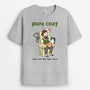 3557AFR2 maman papa chat hilarant tee shirt personnalise chat