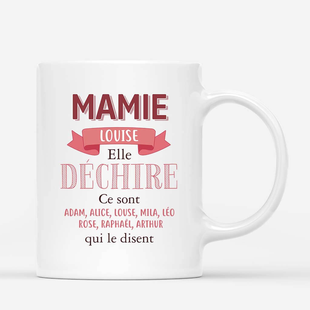 Maman Qui Déchire, Ce Sont Ses Enfants Qui Le Disent - Cadeau Personnalisé | Mug Pour Maman