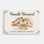 3569CFR1 la famille version coeur avec les mains toile personnalisable famille