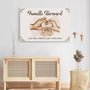 3569CFR3 la famille version coeur avec les mains toile personnalisable famille