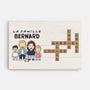 3598CFR1 la famille de _nom_ toile personnalisable pour famille