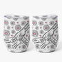 3599TFR1 gobelet personnalise mamie fleurs roses effet 3d 3599T5H5A