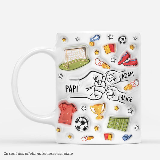 3608MFR2 papa footballeur 3d mug personnalise papa_fbf1b08d c9f3 481f 99f3 a7d68868801e