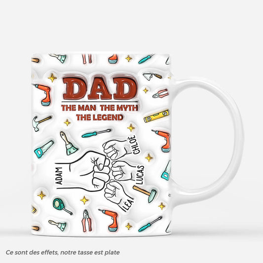 3617MFR1 papa legende avec bosses de poing version accessoires 3d mug papa personnalise_14e8f7eb 0db1 447f a625 bbc8f59b76e2