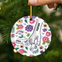 3644OFR2 ornement ceramique personnalise pour mamie avec jolies fleurs 3d 3644o8t5a_495cf66d af5a 404d 9a33 9424b1165bdd