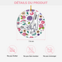 3644OFR3 ornement ceramique personnalise pour mamie avec jolies fleurs 3d 3644o8t5a_231baf60 79d4 48c7 8d9f 6aee69d65105