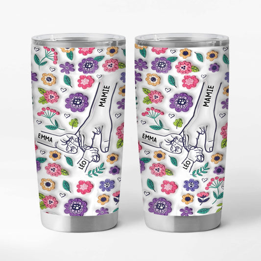 3644TFR1 _effet dimpression 3d_ gobelet personnalise 591 ml mamie jolies fleurs 3644T8H5A